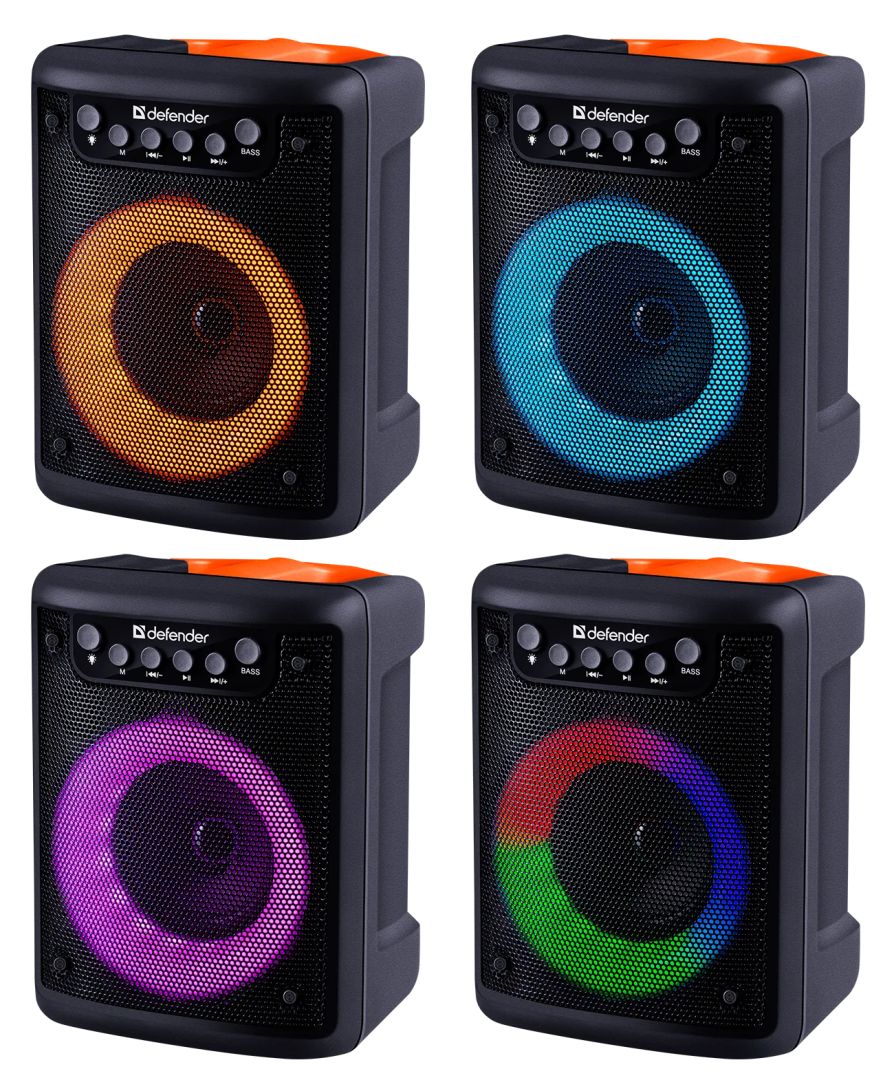 Defender Funky Bluetooth Portable Speaker Black