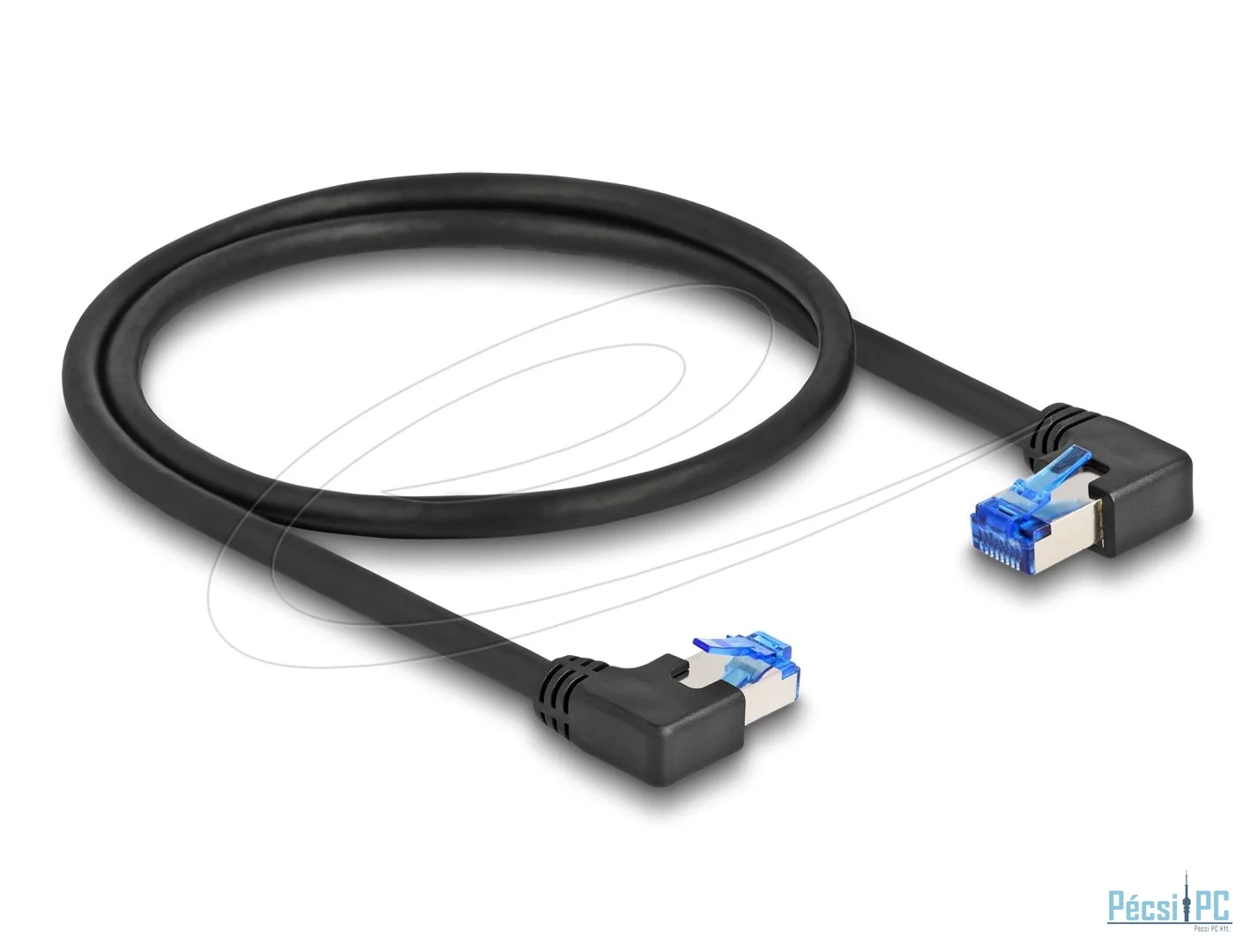 DeLock CAT6A S-FTP Patch Cable 0,5m Black