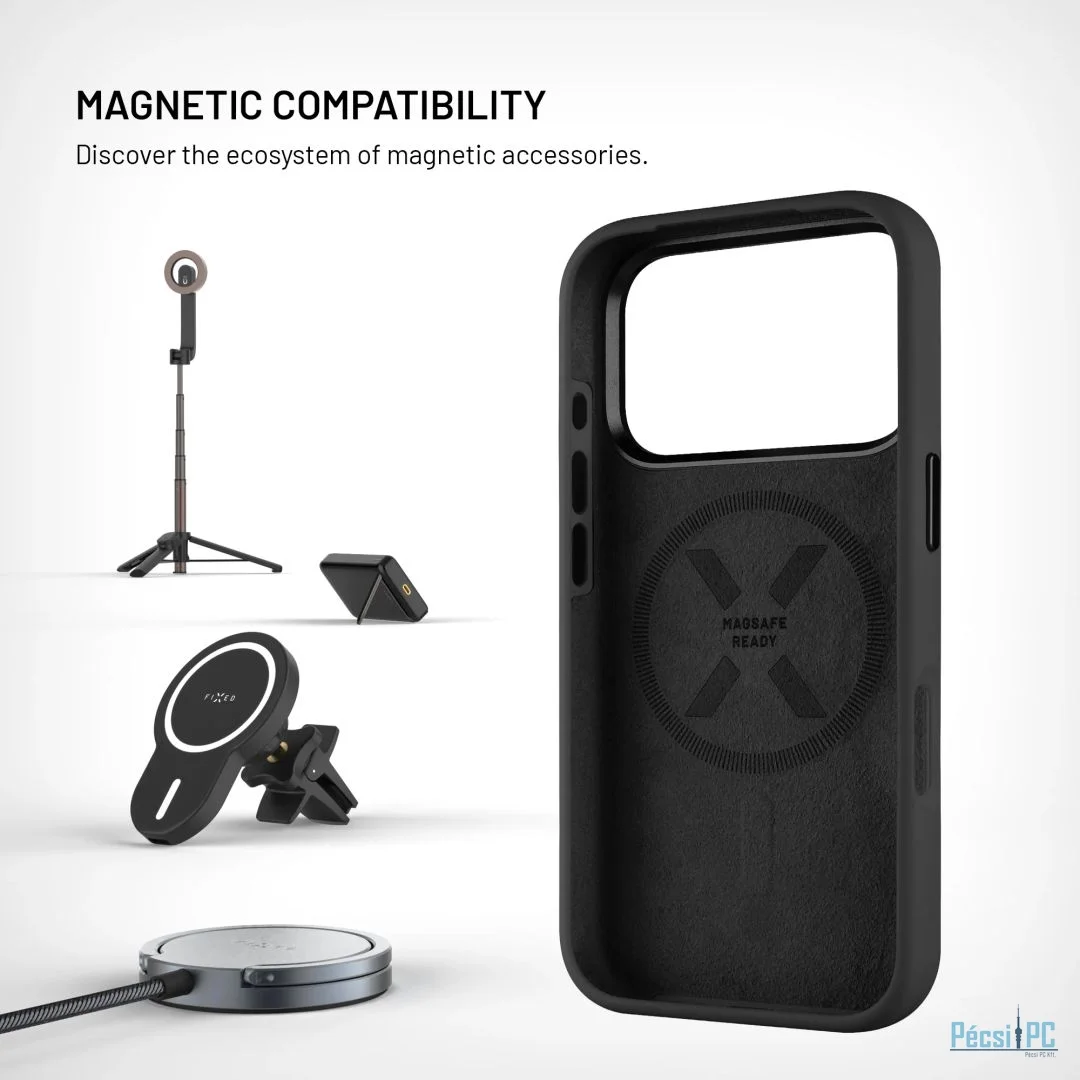 FIXED MagFlow tok Samsung Galaxy S26+ készülékhez, fekete