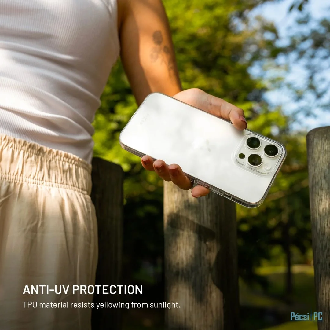 FIXED Story AntiUV TPU hátlap OPPO Reno12 F 5G készülékhez, átlátszó