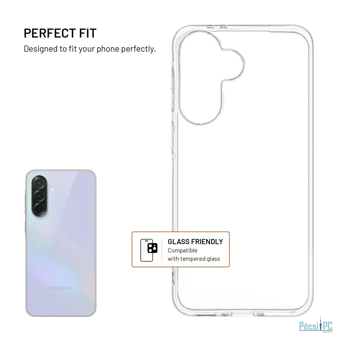 FIXED Story AntiUV TPU hátlap Samsung Galaxy A37 5G készülékhez, átlátszó