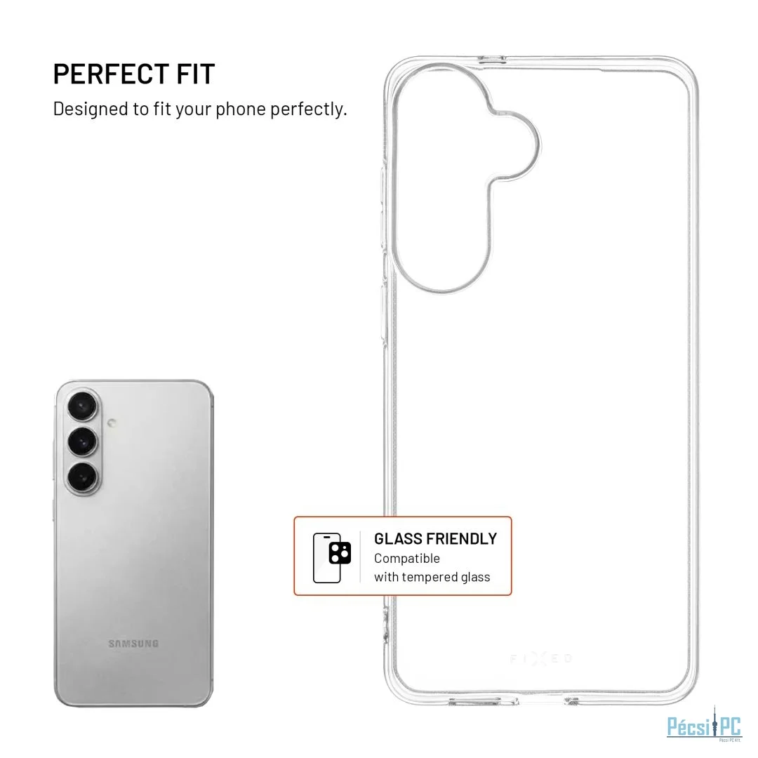 FIXED Story AntiUV TPU hátlap Samsung Galaxy S26+ készülékhez, átlátszó