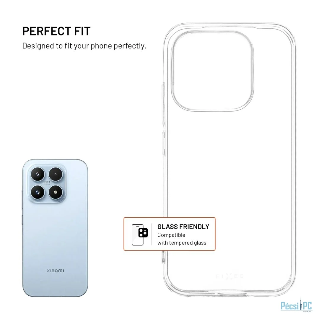 FIXED Story AntiUV TPU hátlap Xiaomi 17 készülékhez, átlátszó