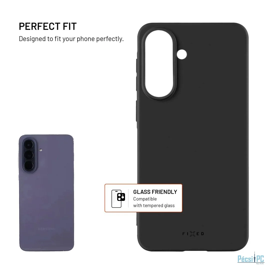 FIXED Story hátlap Samsung Galaxy A57 5G készülékhez, fekete