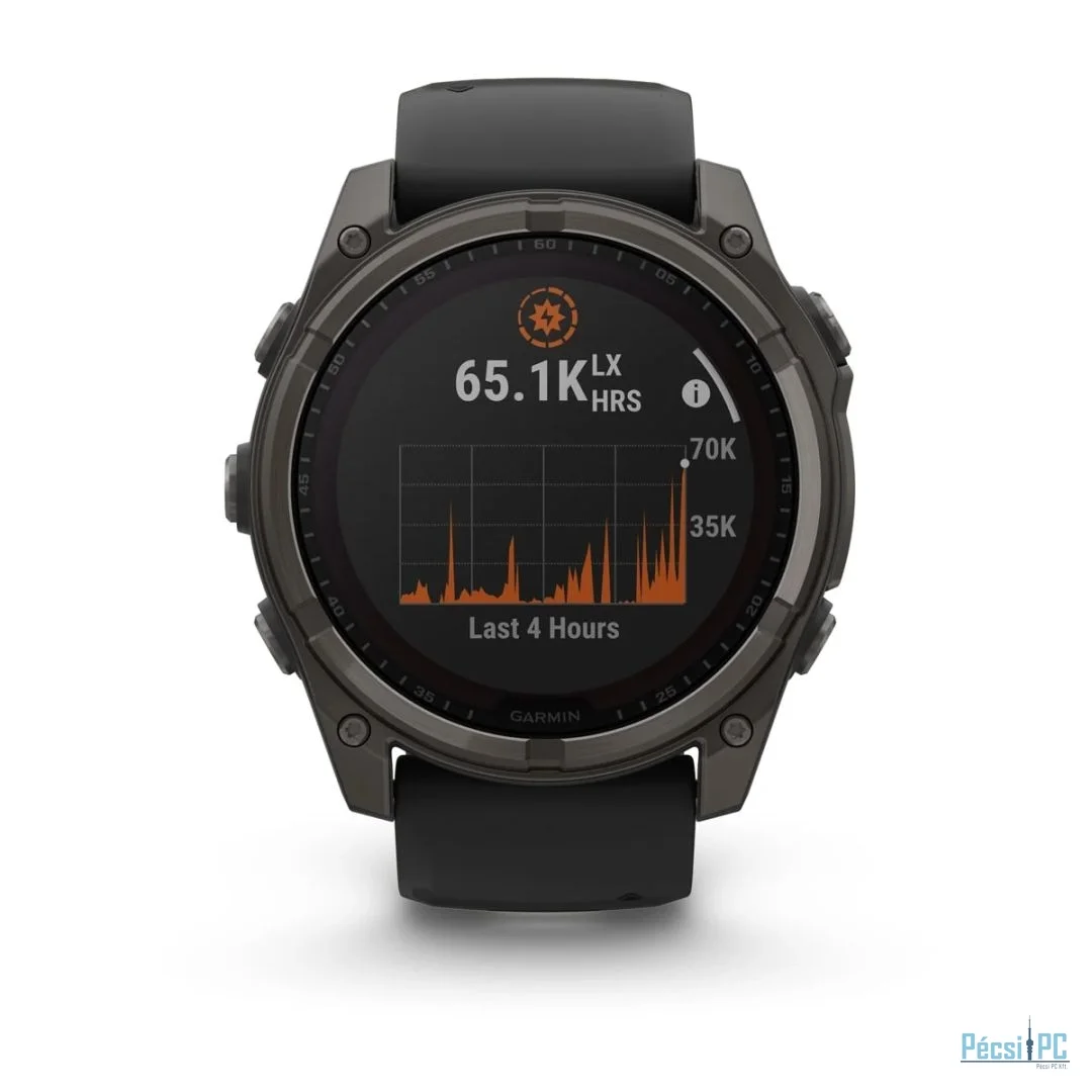 Garmin fenix 8 51mm Solarb Graphite/Titan Silicone Band