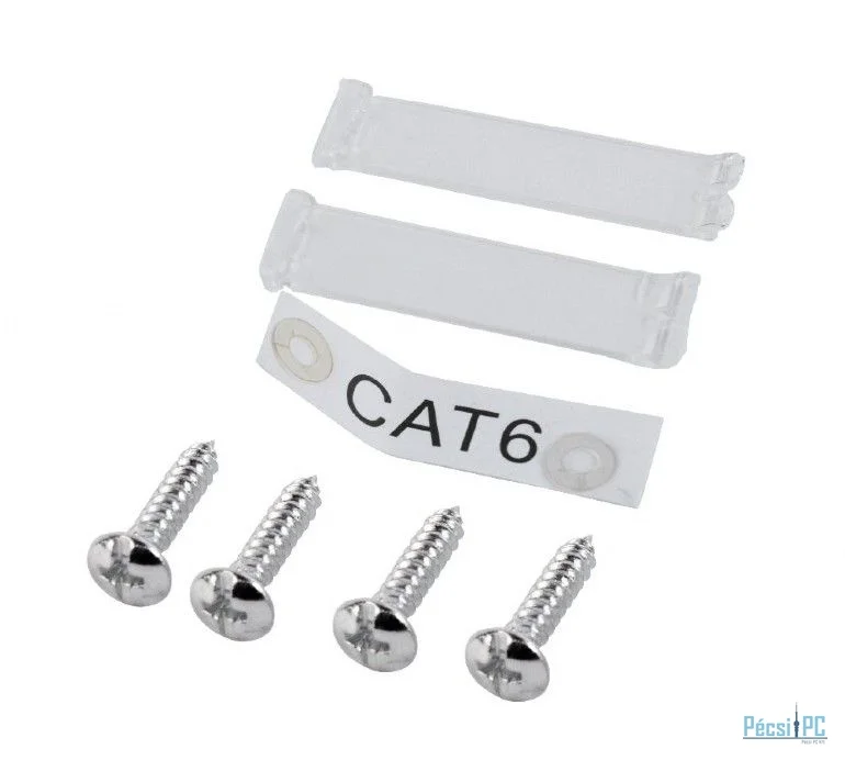 Gembird CAT6 STP 2-port wall mount face plate