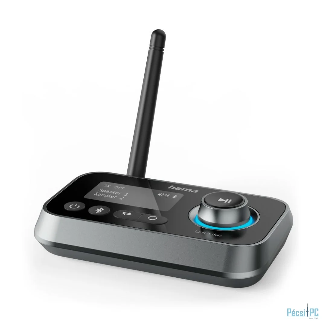 Hama Link it Duo Bluetoothn Audio Adapter Black