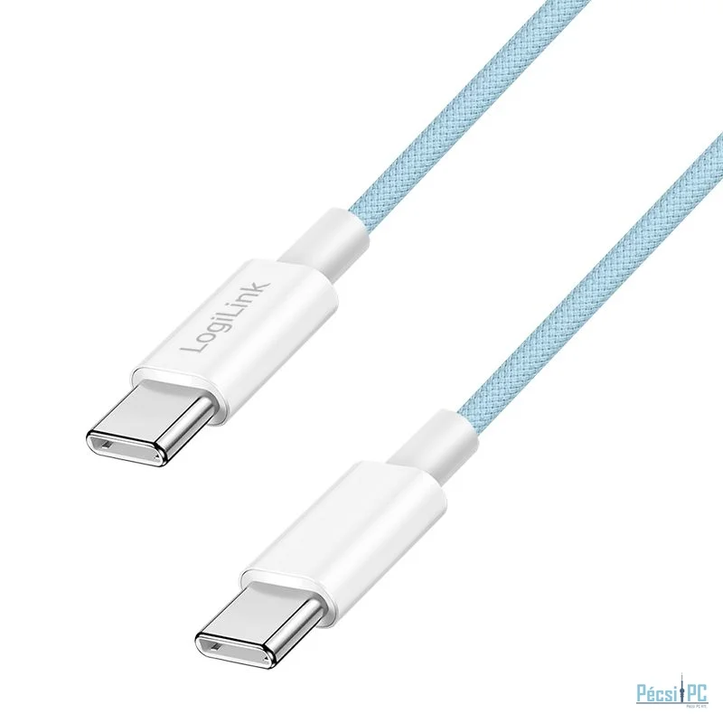 Logilink USB 2.0 Type-C male to male cable 1m Blue