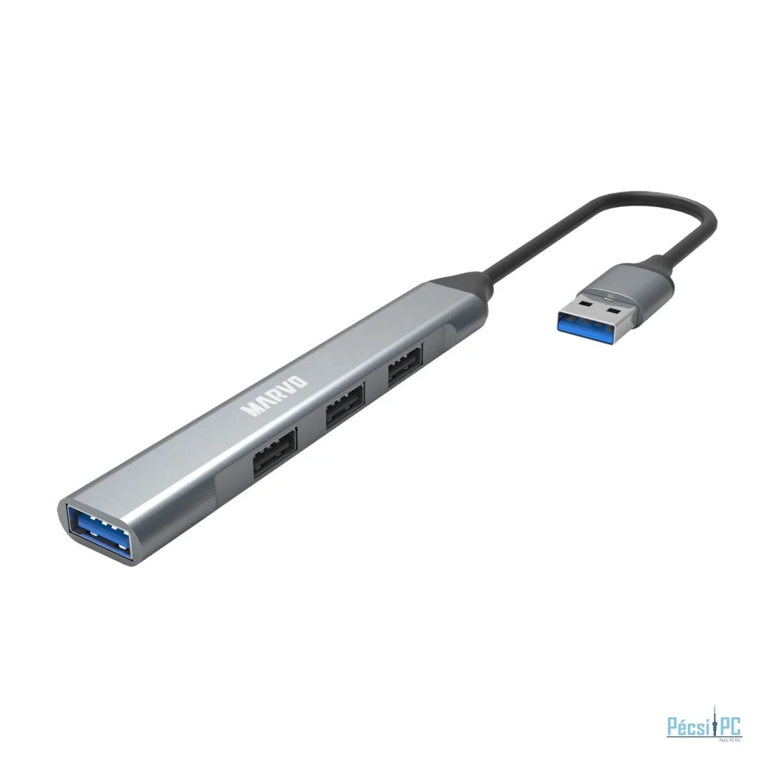Marvo 5-portos USB3.0 HUB Grey