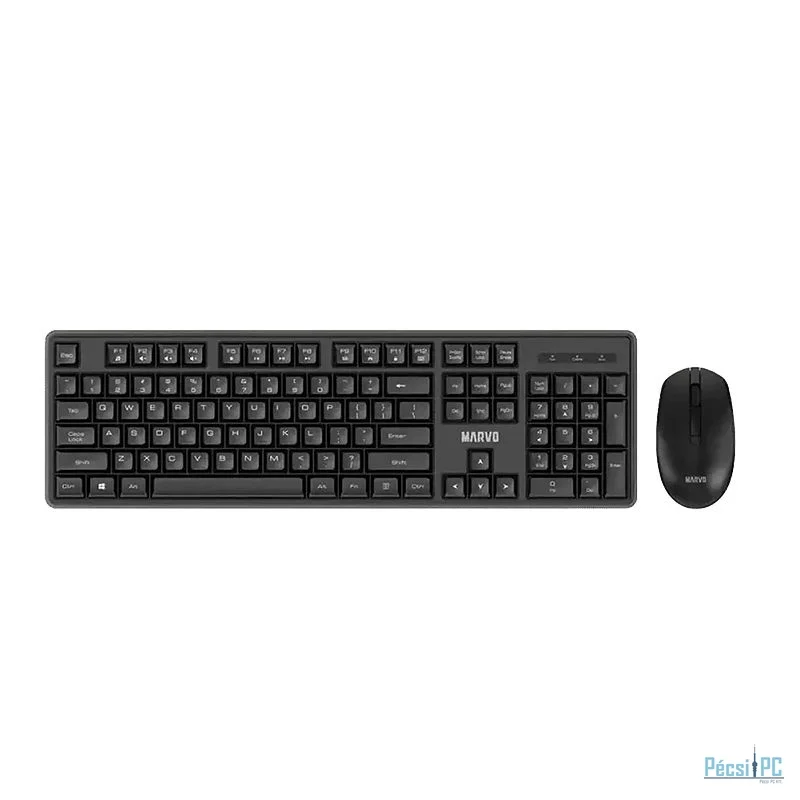 Marvo WS005 Wireless Keyboard Combo Black HU