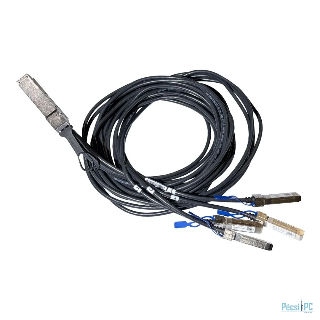 Mikrotik DQ+BC0003-DS+ QSFP56 200G to 4x 50G Breakout Cable 3m Black