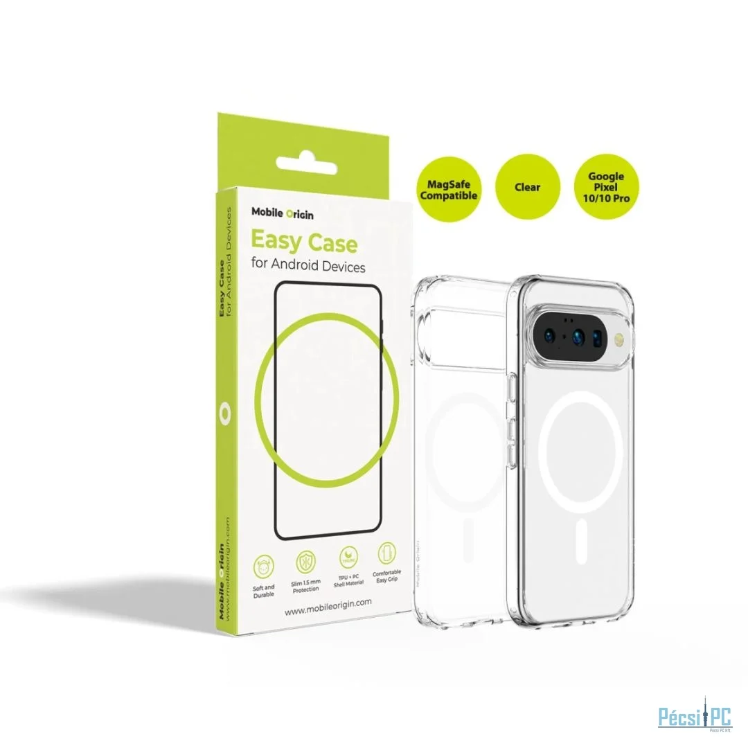 Mobile Origin Easy MagSafe case for Google Pixel 10 Pro/Google Pixel 10 Clear