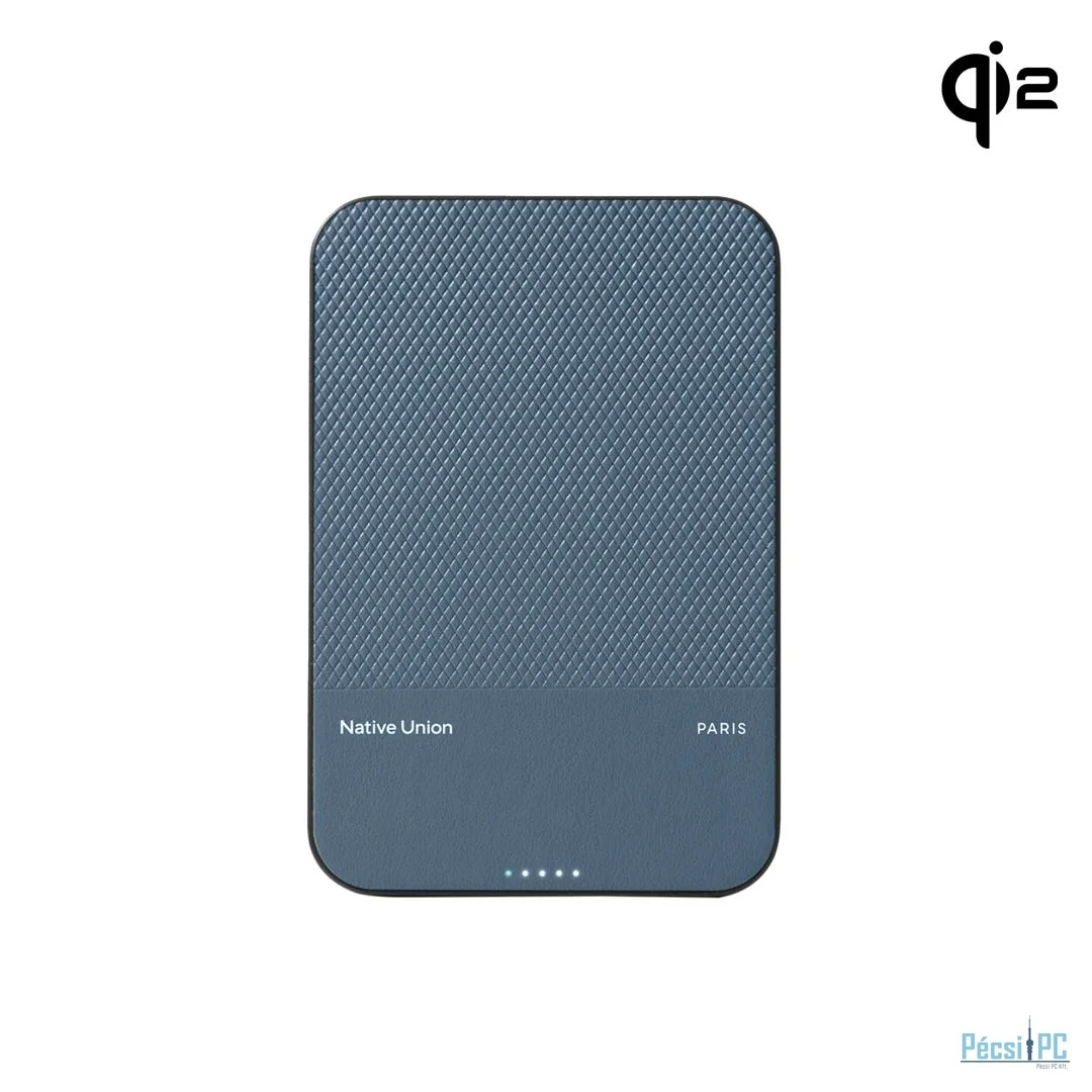 Native Union (Re)Classic Magnetic Power Bank Qi2 5000mAh Navy