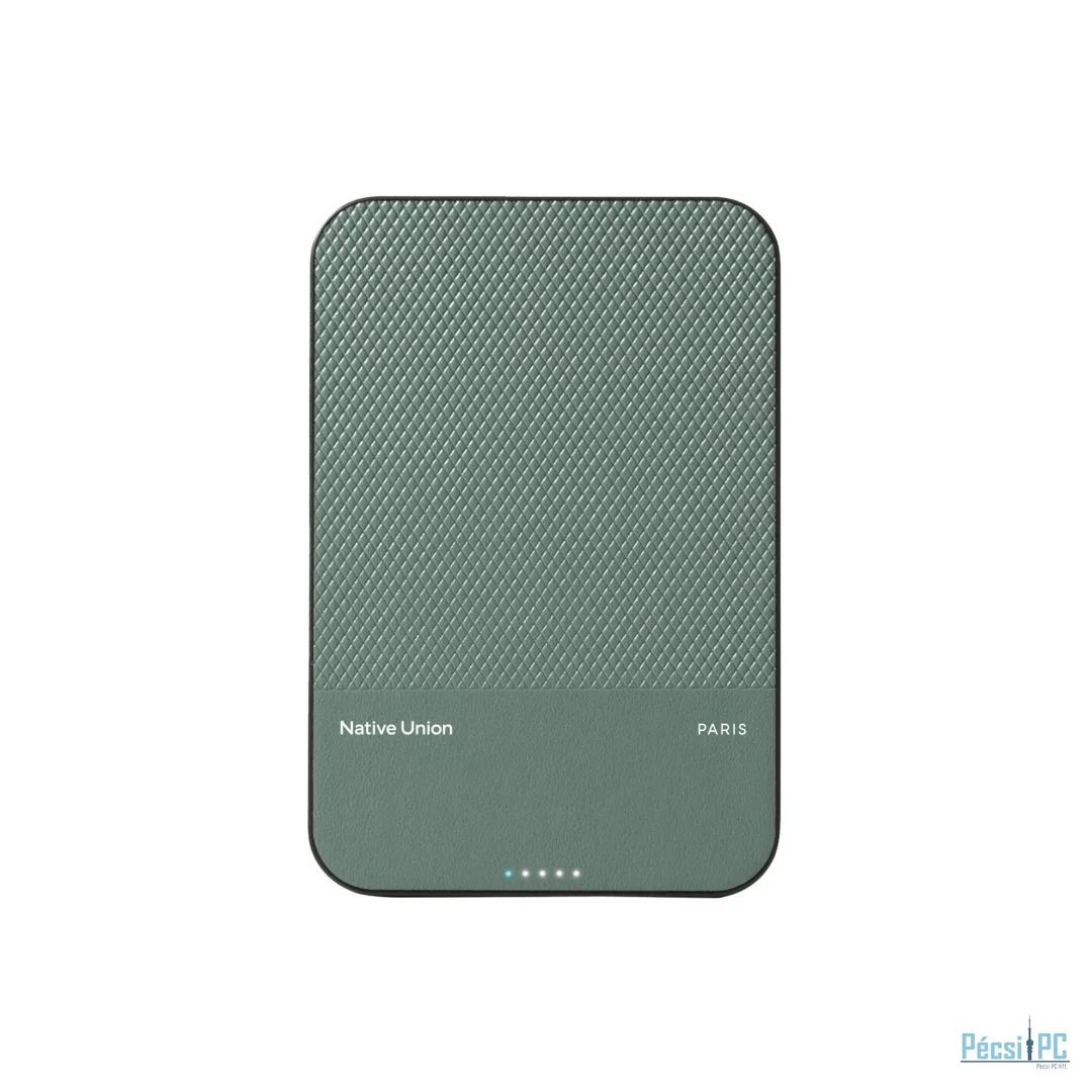 Native Union (Re)Classic Magnetic Power Bank Qi2 5000mAh Slate Green