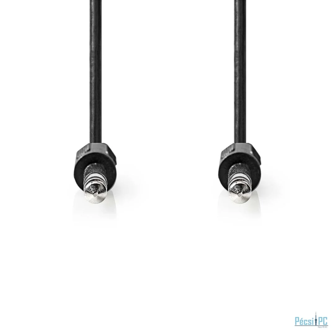 Nedis 6.35 mm Male to 6.35 mm Male Stereo Audio Cable 2m Black