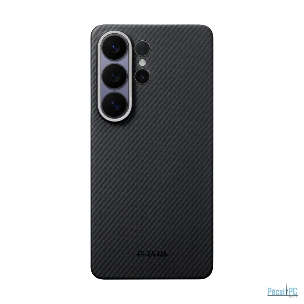 Pitaka Edge Case for Samsung Galaxy S26 Black/Grey Twill (Aaron Button)