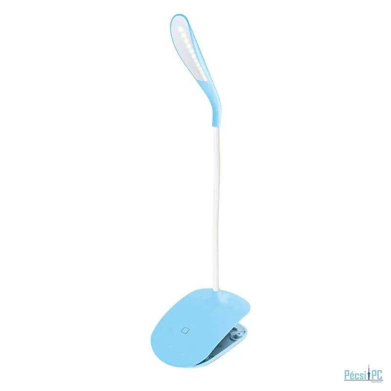 Platinet Desk Lamp 3W Flexible with Clip Blue