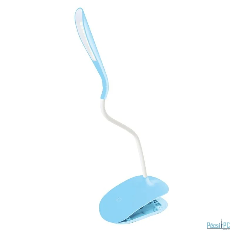 Platinet Desk Lamp 3W Flexible with Clip Blue