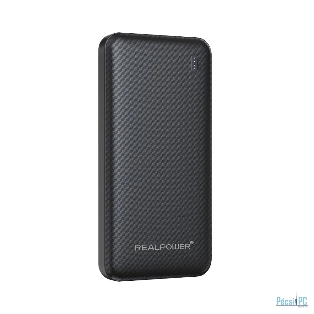 Realpower PB-10000 SSB 10000mAh PowerBank Black