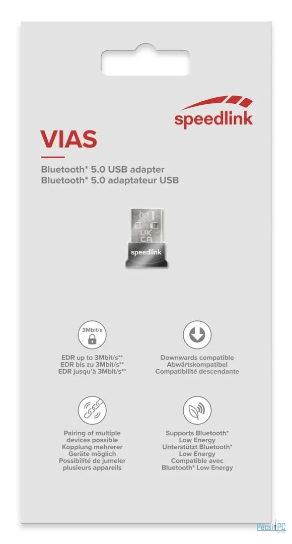 Speedlink VIAS Nano Bluetooth 5.0 USB Adapter Black