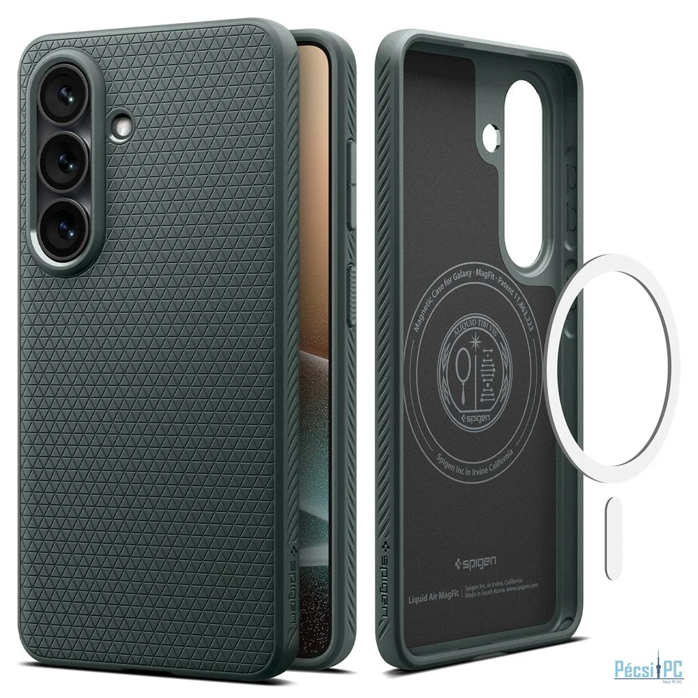 Spigen Liquid Air MagSafe case for Samsung Galaxy S26+ Abyss Green