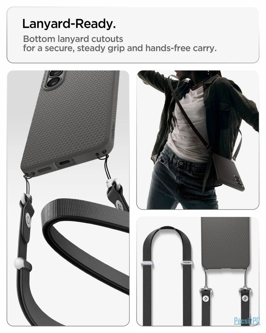 Spigen Liquid Air MagSafe case for Samsung Galaxy S26 Marble Grey