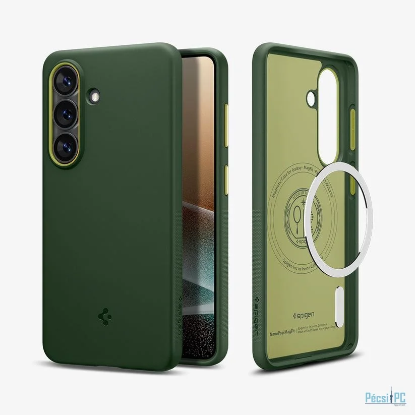 Spigen Nano Pop MagSafe case for Samsung Galaxy S26 Avo Green