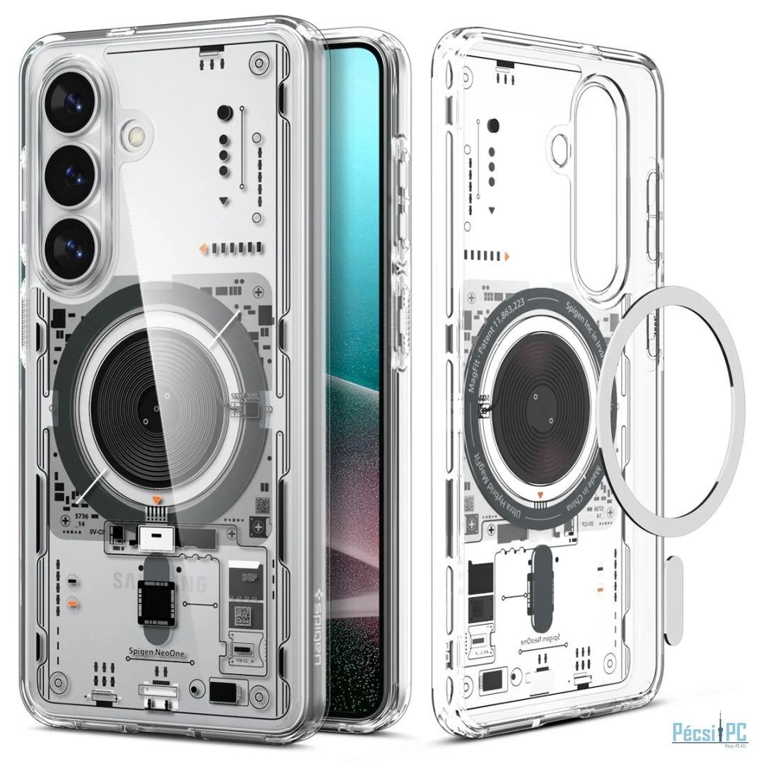 Spigen Ultra Hybrid MagSafe case for Samsung Galaxy S26 Neo One Transparent