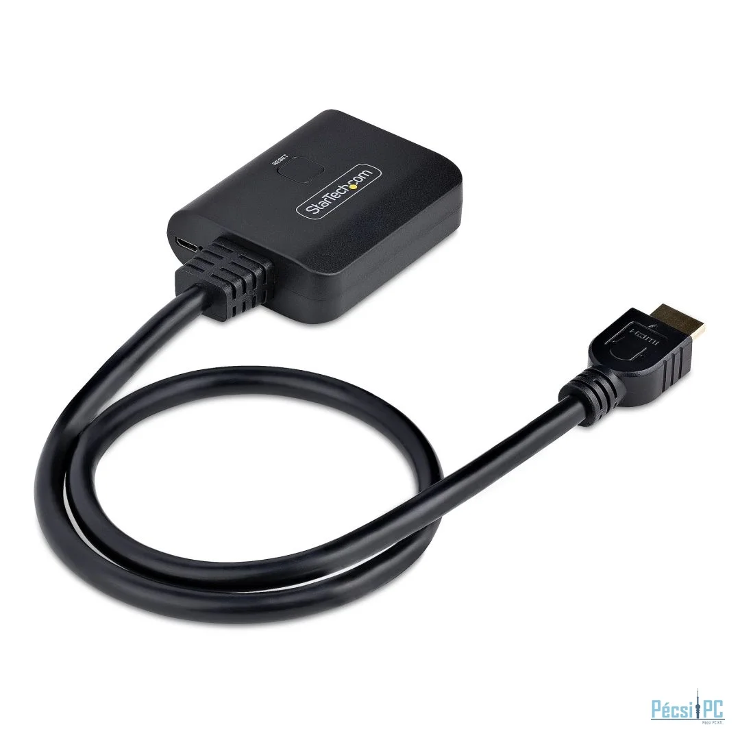 Startech 2-Port HDMI Splitter Black