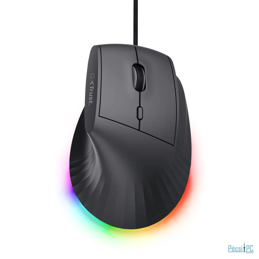 Trust GXT 145 Rexxa Ergonomic Illuminated Gaming Mouse Black