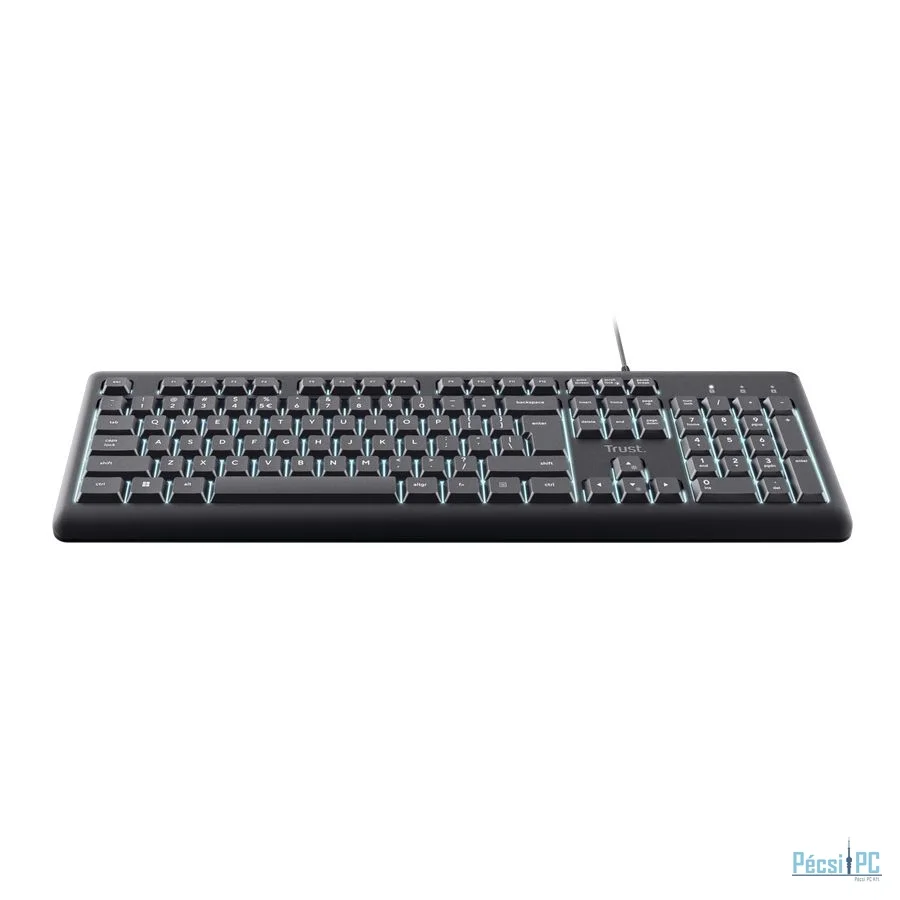 Trust Primo Illuminated Keyboard Black US