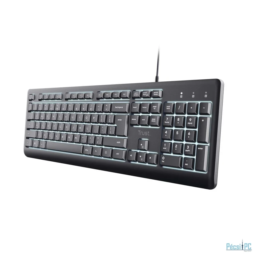 Trust Primo Illuminated Keyboard Black US