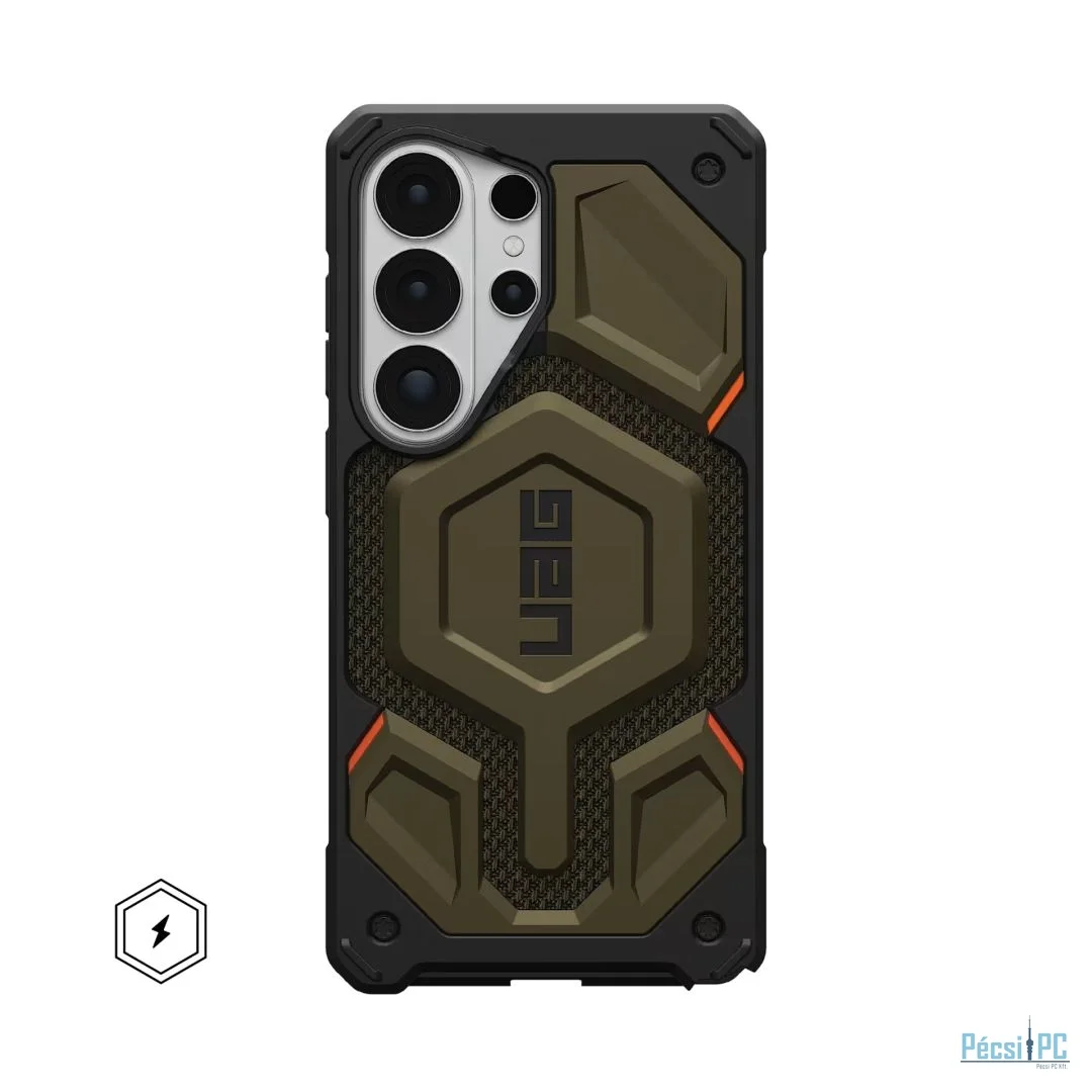 UAG Monarch Pro case for Samsung Galaxy S26 Ultra Kevlar Element Green