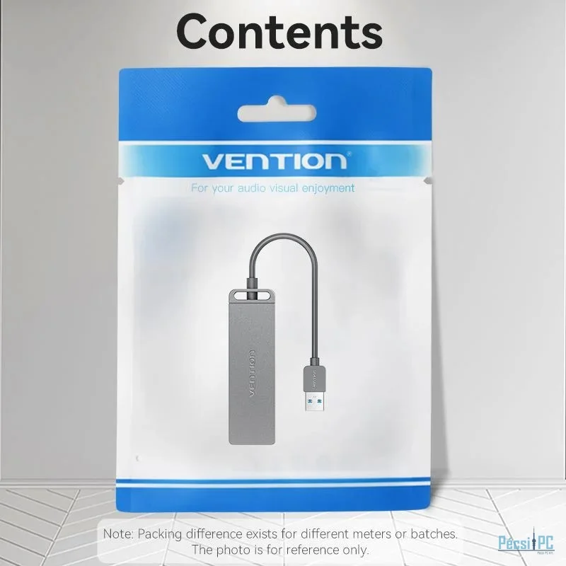 Vention 4-portos USB3.0 HUB Black