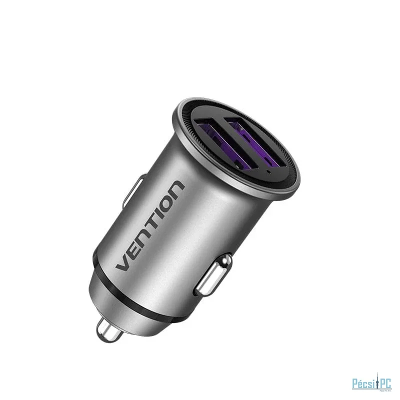 Vention FFEH0 30W Car Charger Grey