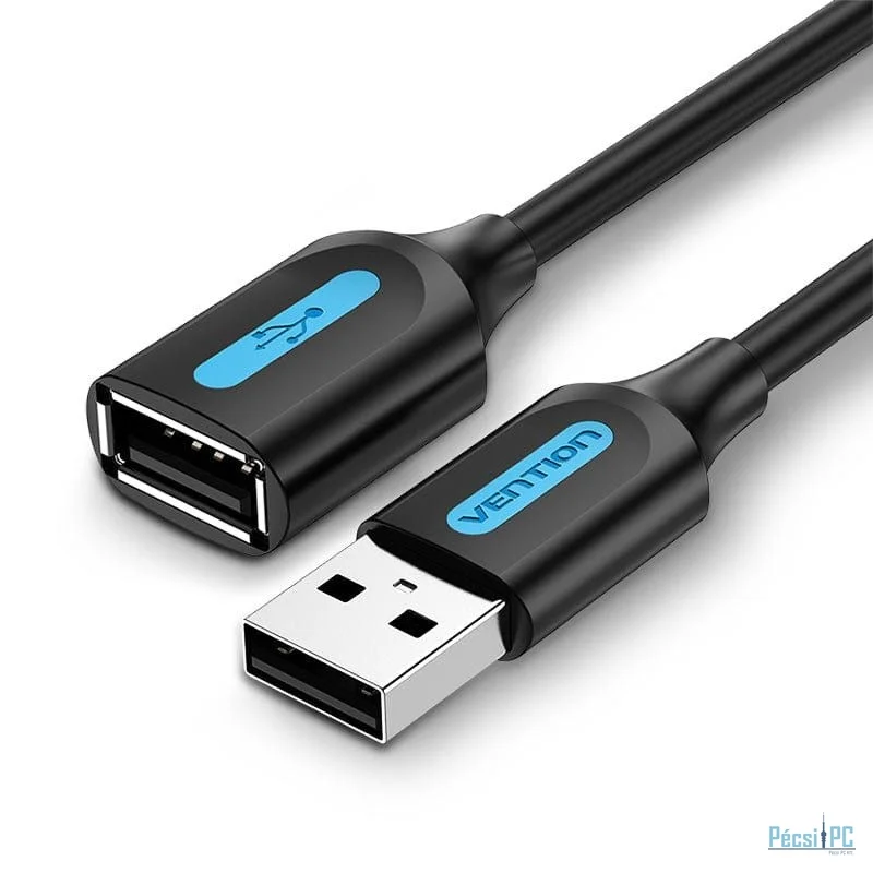 Vention USB 2.0 A Male to A Female Extension Cable 2m Black