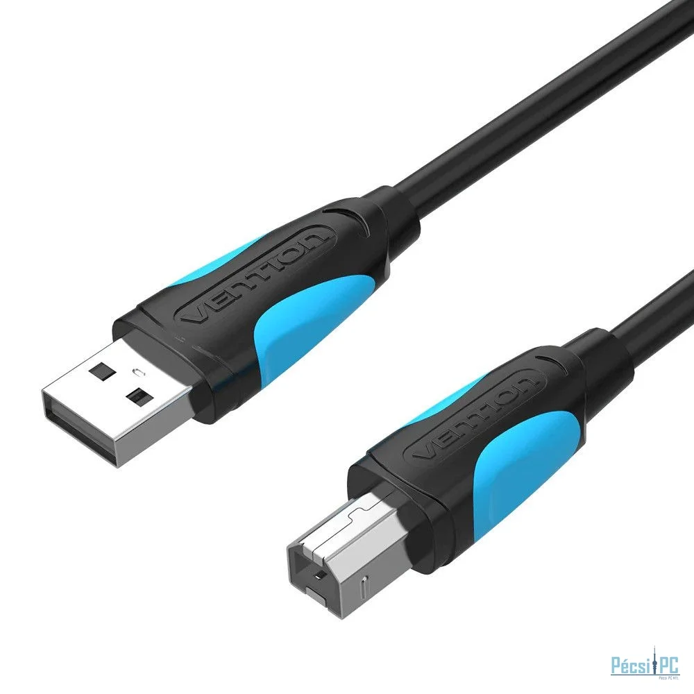 Vention USB 2.0 A USB 2.0 B Cable 2m Black/Blue