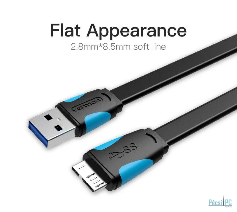 Vention USB 3.0 A to Micro Micro USB B Cable 1m Black/Blue