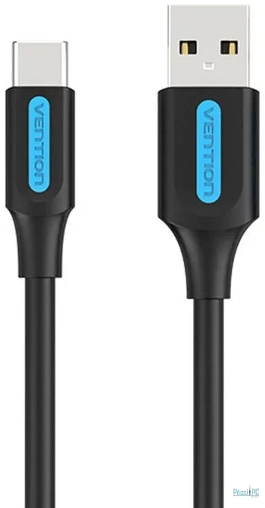 Vention USB-A 2.0/M to USB-C/M cable 0,25m Black