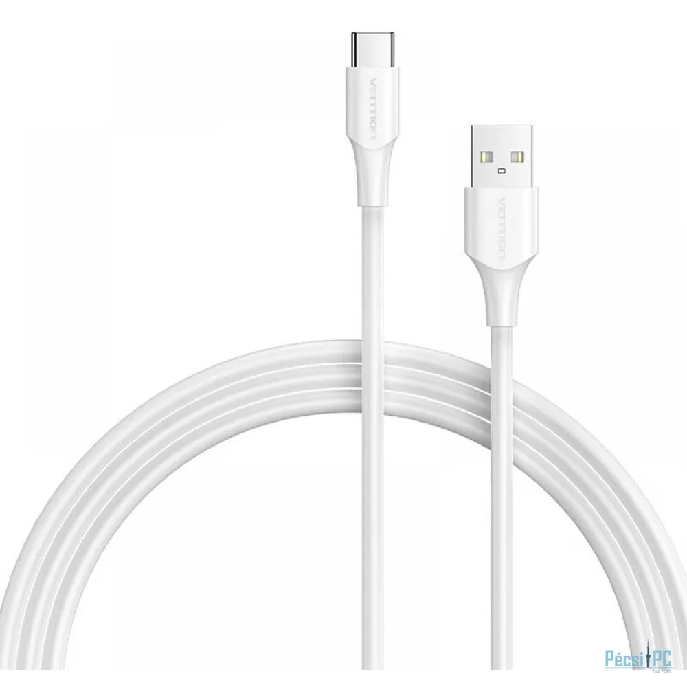 Vention USB-A 2.0/M to USB-C/M cable 1m White