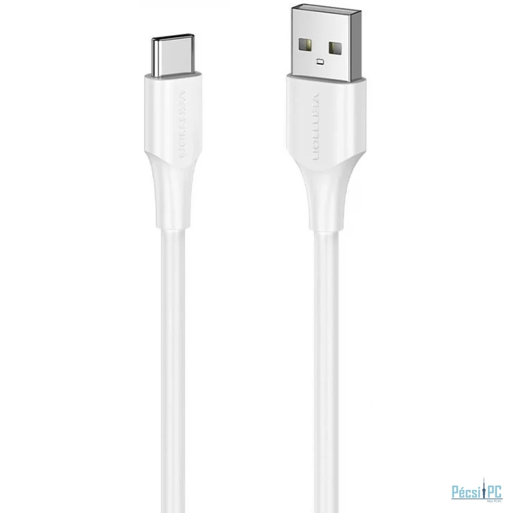 Vention USB-A 2.0/M to USB-C/M cable 2m White