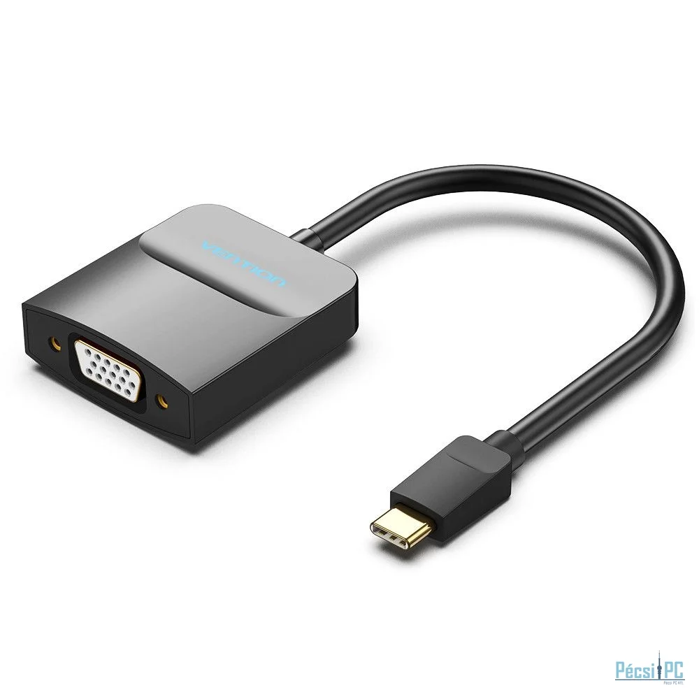 Vention USB-C to VGA Adapter Black