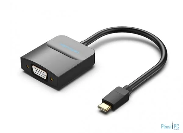 Vention USB-C to VGA Adapter Black