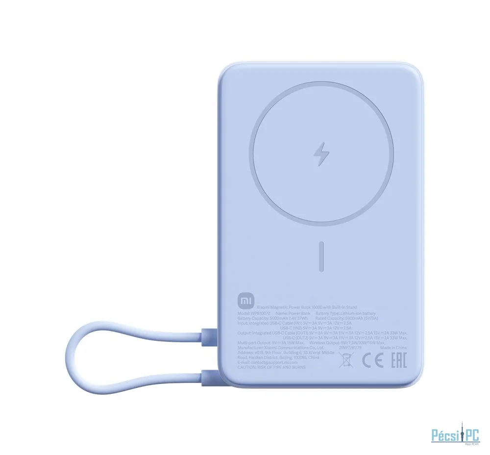 Xiaomi Magnetic 10000mAh PowerBank with Built-in Stand Blue