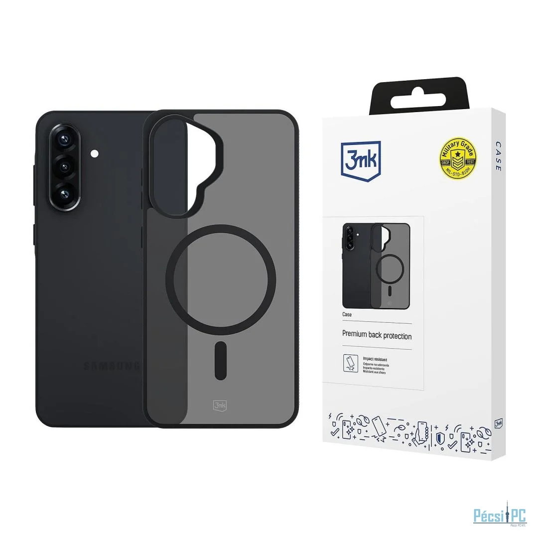3mk MagCase for Samsung Galaxy A37 Smoke Gray