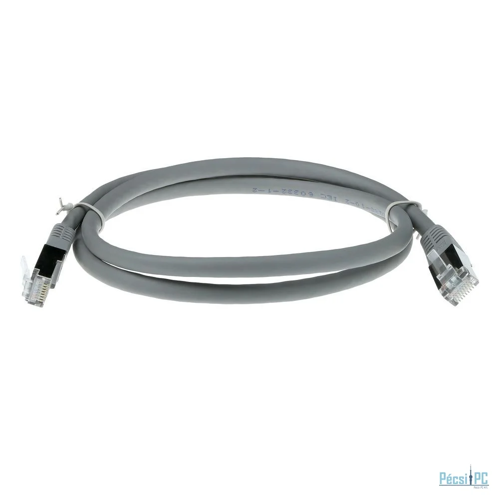 ACT CAT6A S-FTP Patch Cable 0,25m Grey