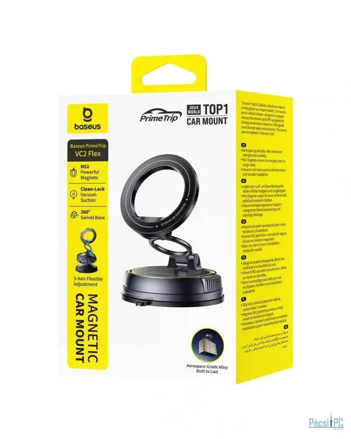 Baseus PrimeTrip VC2 Flex Car Charger Mount Black