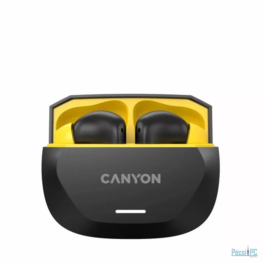Canyon Hexagon 7 TWS Bluetooth Headset Black/Yellow