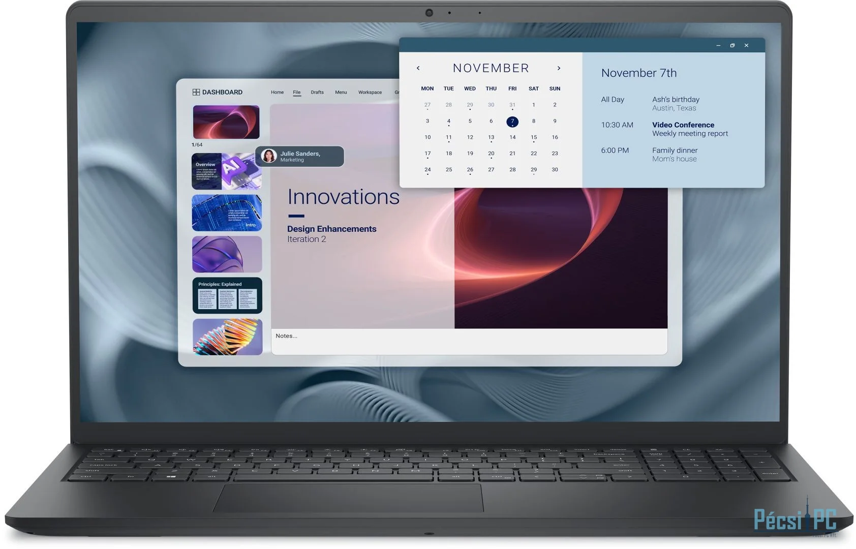Dell Pro 15 Essential PV15250 Carbon Black