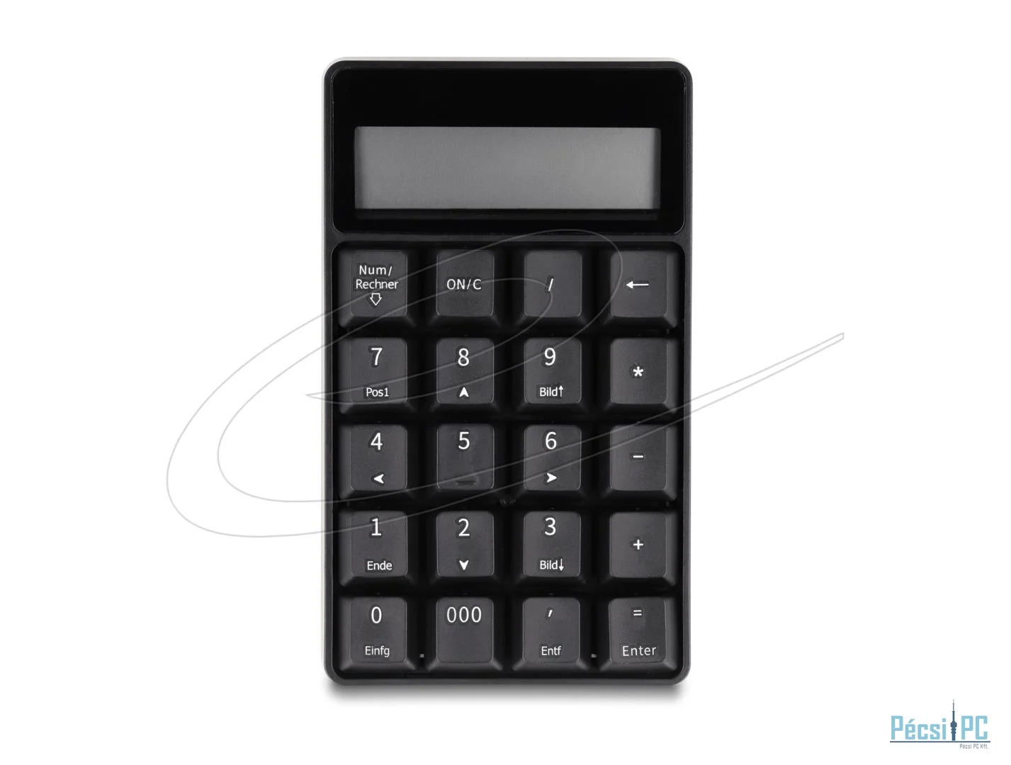 DeLock 2in1 Wireless Numeric Keypad Black